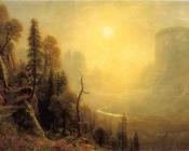 阿尔伯特 比尔施塔特 : Study for Yosemite Valley Glacier Point Trail